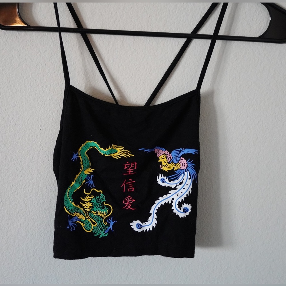 Asian style Crop top